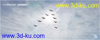 3D打印模型iREAL Animated Flocks of Birds的图片