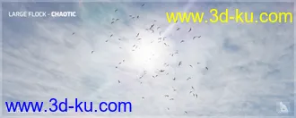 3D打印模型iREAL Animated Flocks of Birds的图片