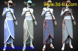3D打印模型It’s Always Summer Outfit for Genesis 8 Females的图片
