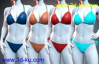 3D打印模型It’s Always Summer Outfit for Genesis 8 Females的图片