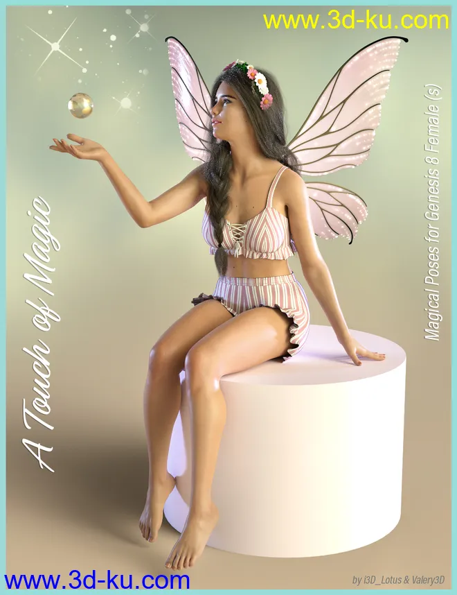 iV A Touch of Magic Poses for Genesis 8 Female模型的图片1