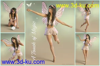 3D打印模型iV A Touch of Magic Poses for Genesis 8 Female的图片