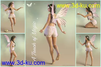 3D打印模型iV A Touch of Magic Poses for Genesis 8 Female的图片