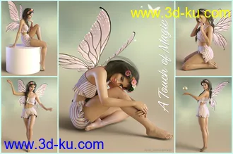 3D打印模型iV A Touch of Magic Poses for Genesis 8 Female的图片