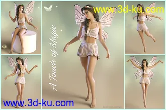 3D打印模型iV A Touch of Magic Poses for Genesis 8 Female的图片