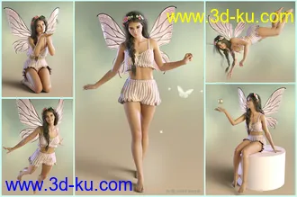 3D打印模型iV A Touch of Magic Poses for Genesis 8 Female的图片