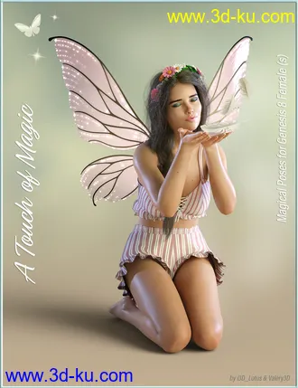 3D打印模型iV A Touch of Magic Poses for Genesis 8 Female的图片