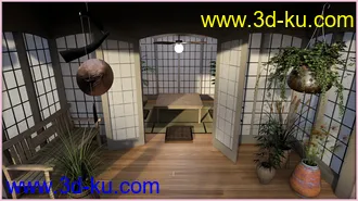 3D打印模型Japanese Garden for DS的图片