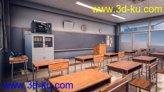 3D打印模型Japanese Neat Classroom的图片