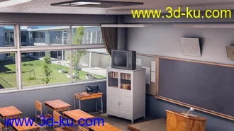3D打印模型Japanese Neat Classroom的图片