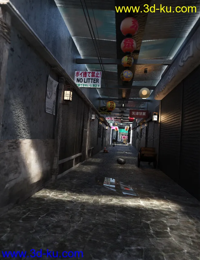 Japanese Store Alley模型的图片1