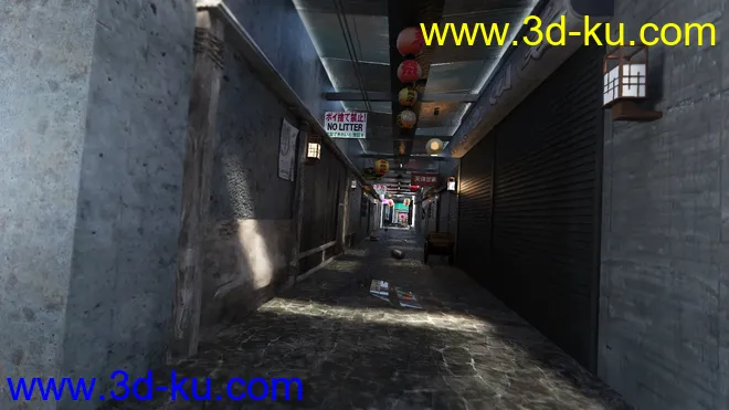Japanese Store Alley模型的图片2