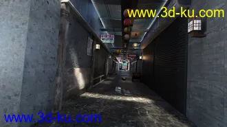 3D打印模型Japanese Store Alley的图片