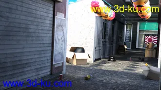 3D打印模型Japanese Store Alley的图片