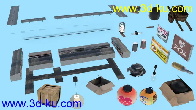 Japanese Store Alley模型的图片10