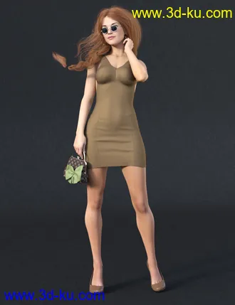 3D打印模型Jeanne HD for Genesis 8 Female的图片