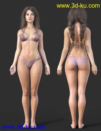 3D打印模型Jeanne HD for Genesis 8 Female的图片