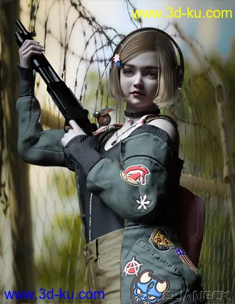 3D打印模型Jellybean for Genesis 8 Female的图片