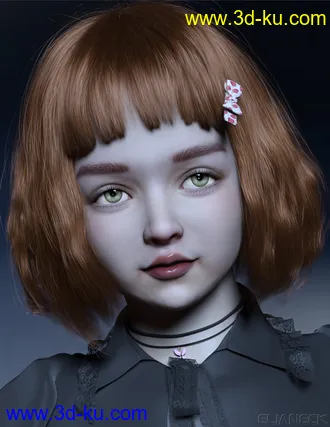 3D打印模型Jellybean for Genesis 8 Female的图片