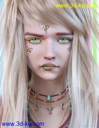3D打印模型Jellybean for Genesis 8 Female的图片