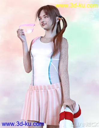3D打印模型Jellybean for Genesis 8 Female的图片