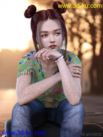 3D打印模型Jellybean for Genesis 8 Female的图片