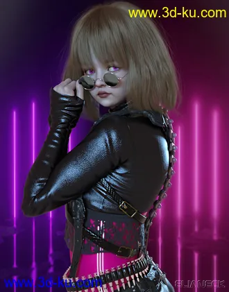 3D打印模型Jellybean for Genesis 8 Female的图片