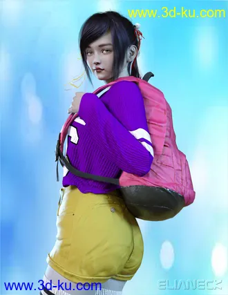 3D打印模型Jellybean for Genesis 8 Female的图片