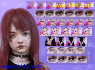 3D打印模型Jellybean for Genesis 8 Female的图片