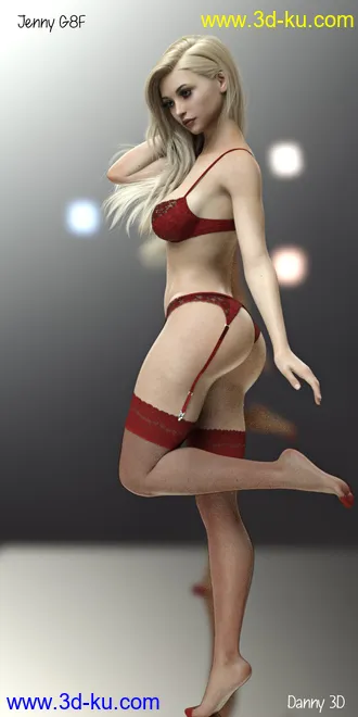 3D打印模型Jenny For Genesis 8 Female的图片