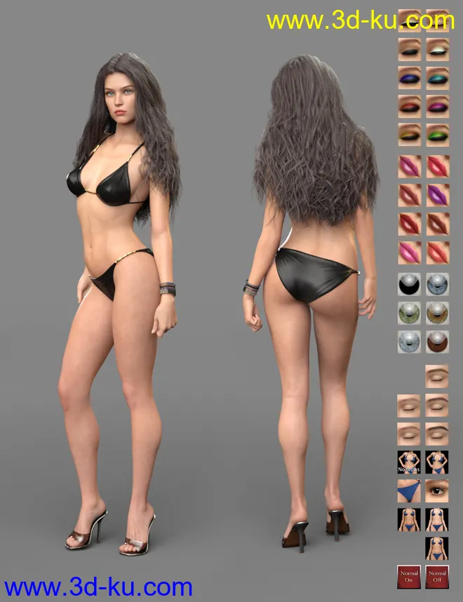 Jessamy HD for Genesis 8 Female模型的图片7