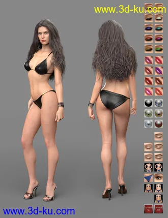 3D打印模型Jessamy HD for Genesis 8 Female的图片