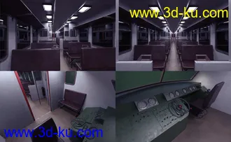 3D打印模型Jet Powered Train的图片