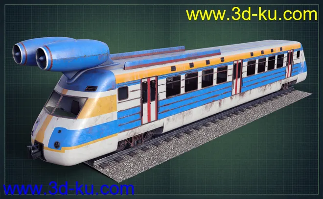 Jet Powered Train模型的图片5
