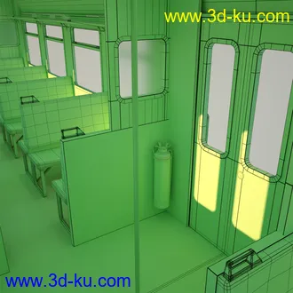 3D打印模型Jet Powered Train的图片