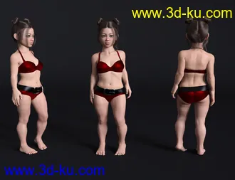 3D打印模型Jingle and Belle for Topsy 8 and Genesis 8 Female的图片