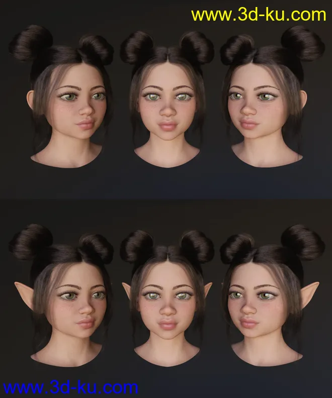 Jingle and Belle for Topsy 8 and Genesis 8 Female模型的图片8
