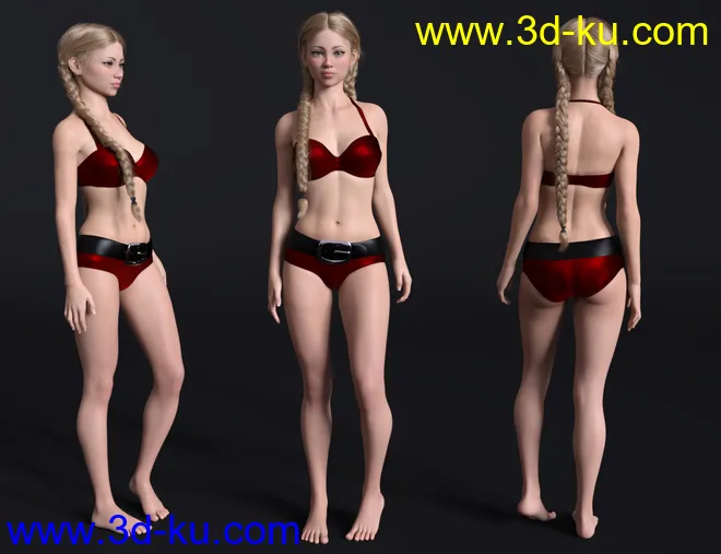 Jingle and Belle for Topsy 8 and Genesis 8 Female模型的图片9