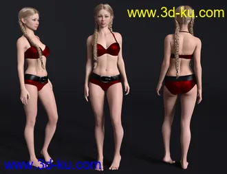 3D打印模型Jingle and Belle for Topsy 8 and Genesis 8 Female的图片