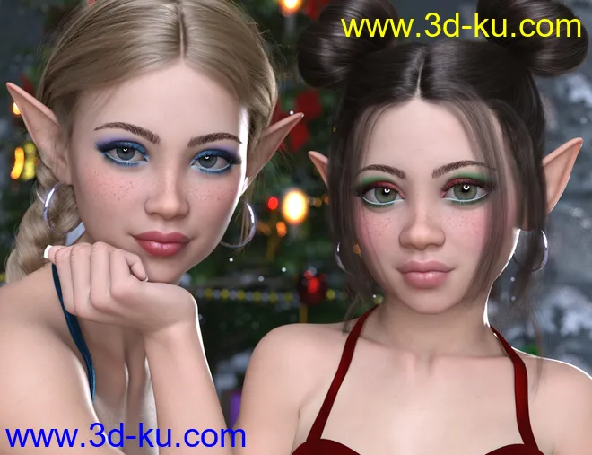 Jingle and Belle for Topsy 8 and Genesis 8 Female模型的图片11