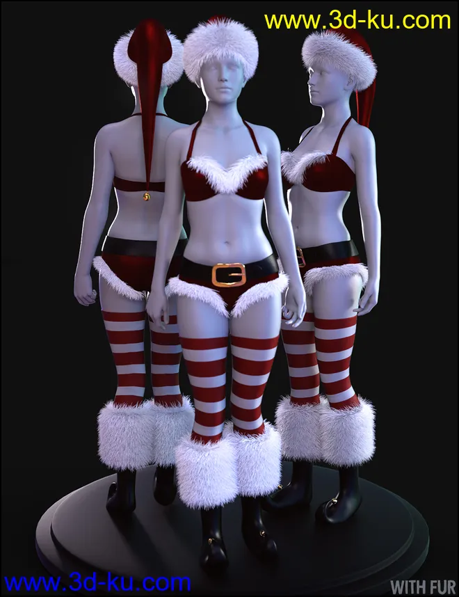 Jingle Outfit for Genesis 8 Females模型的图片7