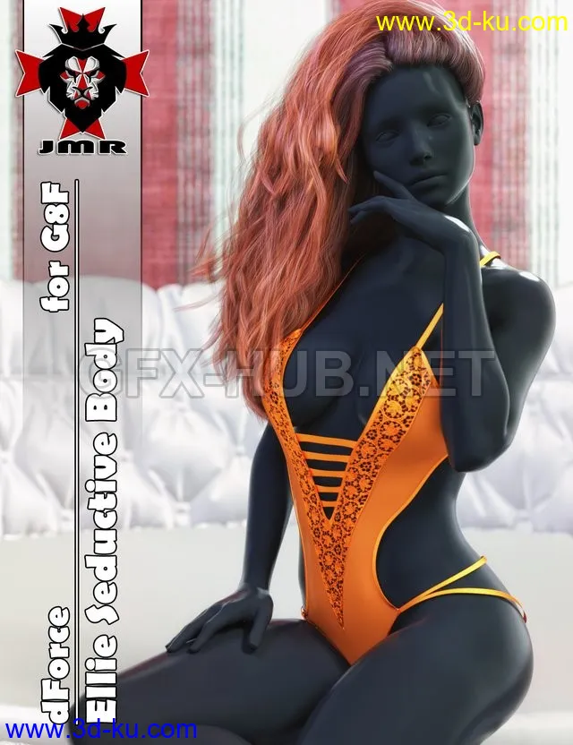 JMR dForce Ellie Seductive Body for G8F模型的图片1