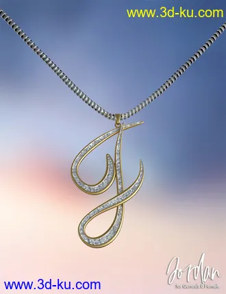 3D打印模型Jordan dForce Clothing and Accessories for Genesis 8 Females的图片