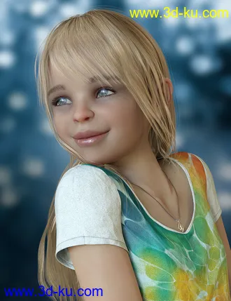 3D打印模型Jordan Hair for Genesis 8 Females的图片