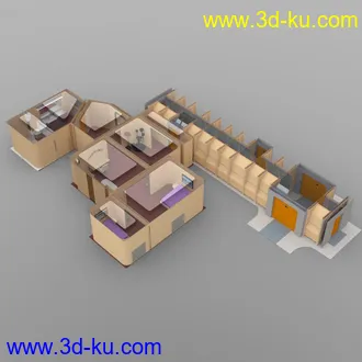 3D打印模型Junior Officers Room for DAZ Studio的图片