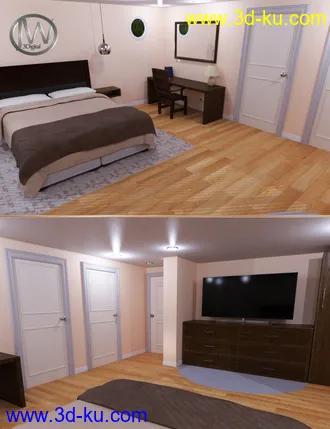 3D打印模型JW Hotel Room的图片