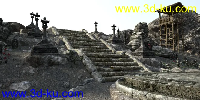 Kake-zukuri Temple模型的图片6