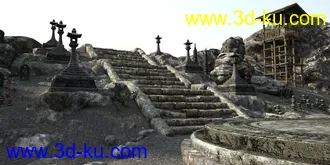3D打印模型Kake-zukuri Temple的图片