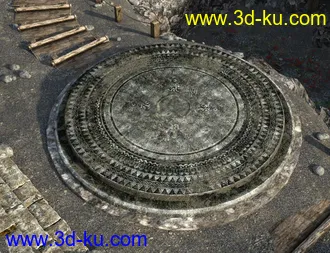 3D打印模型Kake-zukuri Temple的图片