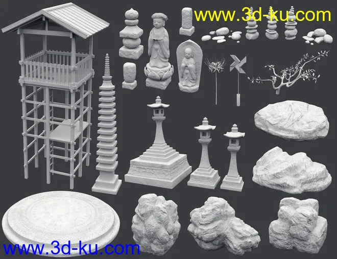 Kake-zukuri Temple模型的图片17